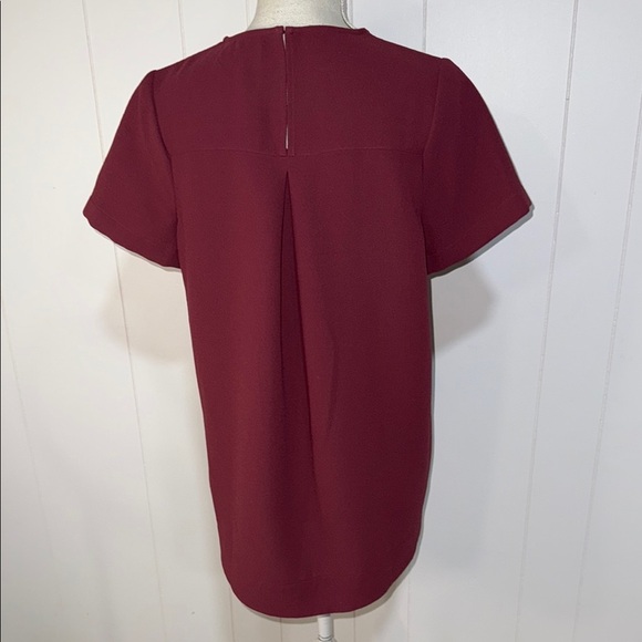 Madewell Red Short Sleeve T-Shirt - Picture 2 of 3